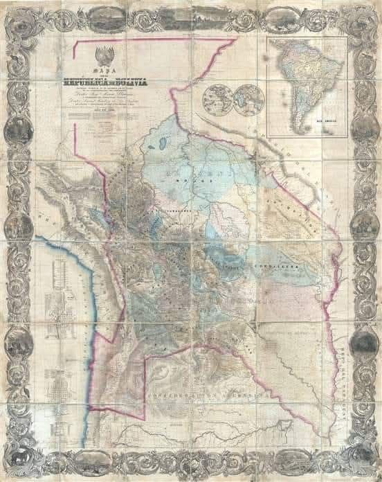 Bolivia nace el 6 de agosto 1825 con salida al mar.